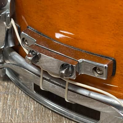 Pearl M1270 12x7" Maple Soprano Snare Drum with Bag - 2010s - Liquid Amber image 11