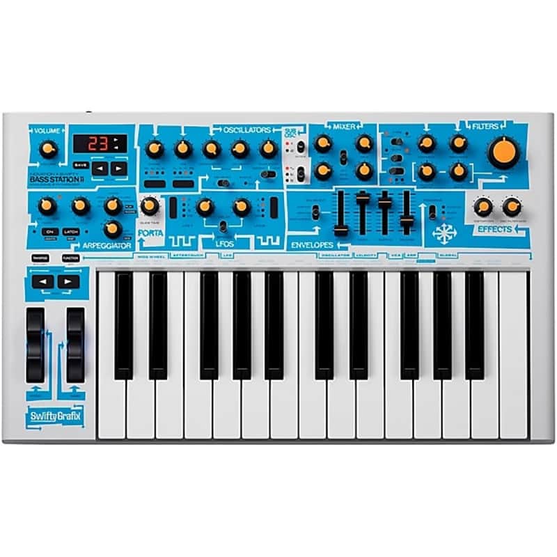Novation X Swifty Bass Station II Analog Synthesizer NEW image 1