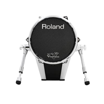 NEW Roland KD-140 V-Kick 14" Bass Drum Trigger Pad 2024 - Black Chrome