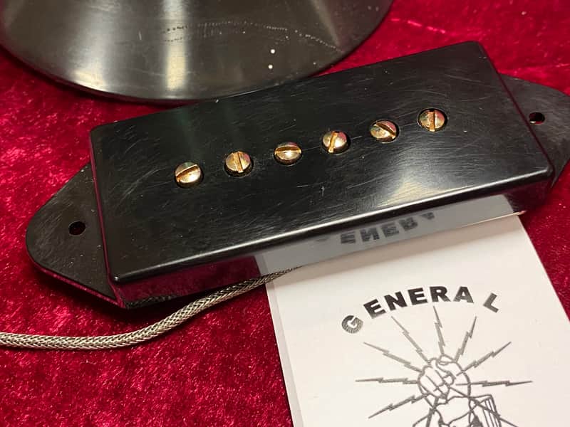 General Vintage Tone  Dog ear pickup for Les Paul junior and Sg Junior Handwound NOS old green Coron image 1