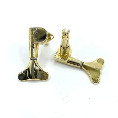 Grover 2R+2L Gold Bass Guitar Tuning Pegs Machine Heads Tuners Keys image 17