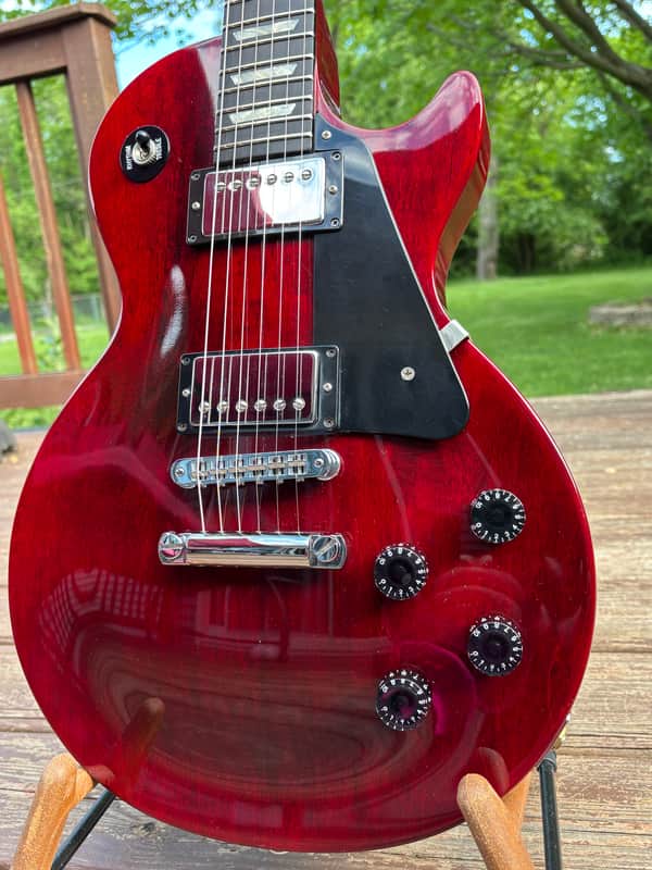 1991 Gibson Les Paul Studio with Ebony Fretboard 1990 - 1995 - Wine Red image 1