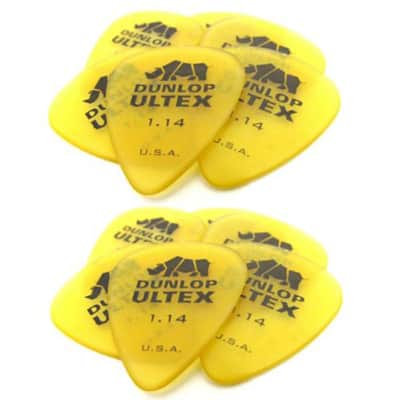Dunlop Guitar Picks  12 Pack  Ultex Standard  1.14mm  (421P) Picks