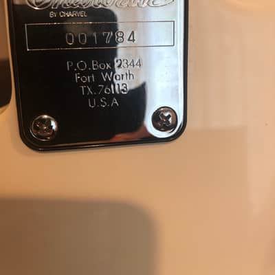 Charvel Charvette Model 200 Reverse Headstock 1990 White image 8