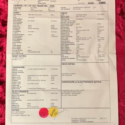 Fender Custom Shop LTD 1951 Precision Bass Relic image 10