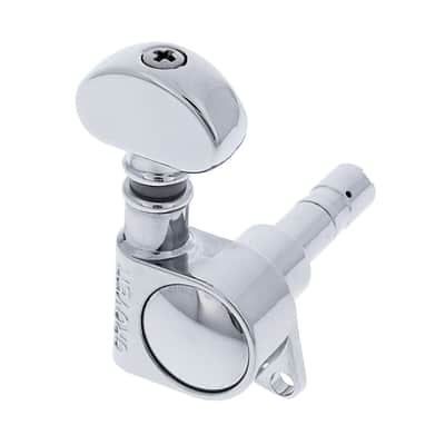 Grover 406C  Mini Rotomatic Locking Tuners 3 +3 Chrome Finish image 5