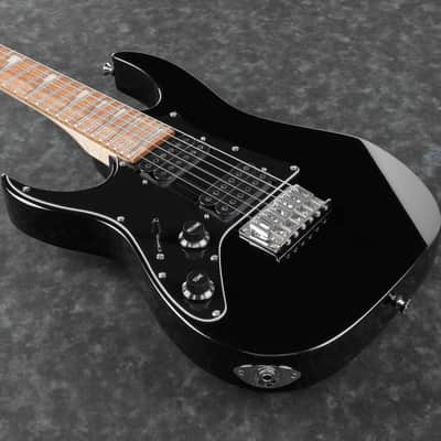 Ibanez GRGM21L-BKN GIO RG miKro Electric Guitar 6-String Lefty - Black Night image 3