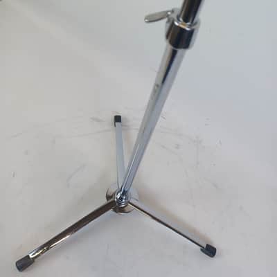 Premier#304 LokFast Flush Base Cymbal Stand Vintage Early60s Chrome Flat England image 4
