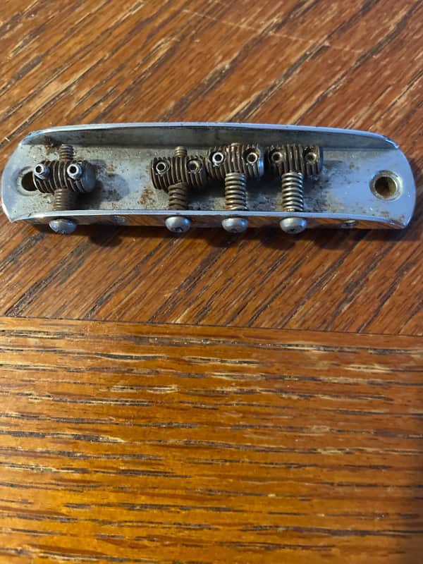 Fender Jazzmaster bridge Late 1950,s early 60,s - Chrome image 1