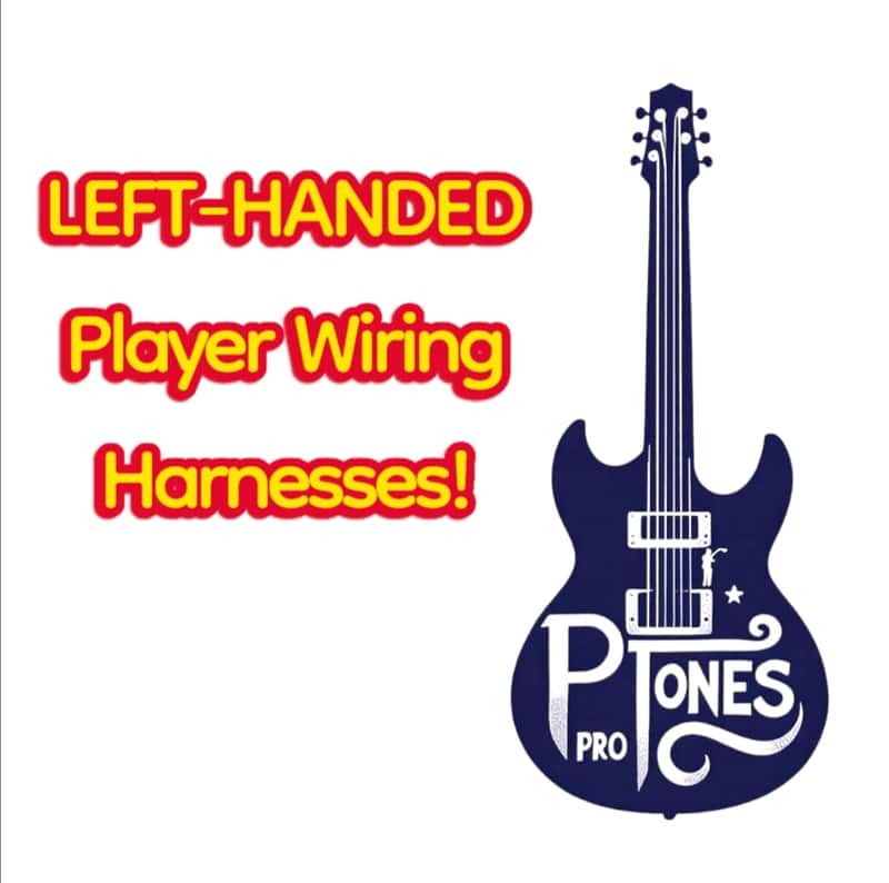 All Left Handed Strat / LP / SG / Tele / HH / HSS / SSS HSH - Any harness for a Lefty image 1