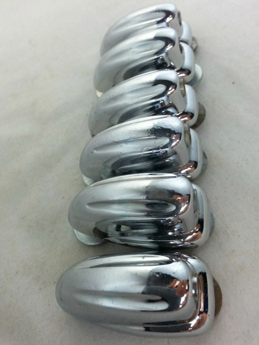 Slingerland 6x Sound King Tom Drum Lugs Chrome Big Hex Short Swivel Nut 60s-70s — main photograph