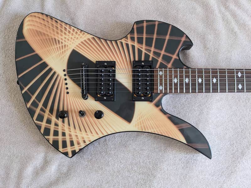 B.C. Rich Mockingbird Body Art 2003 - Spiro Light image 1