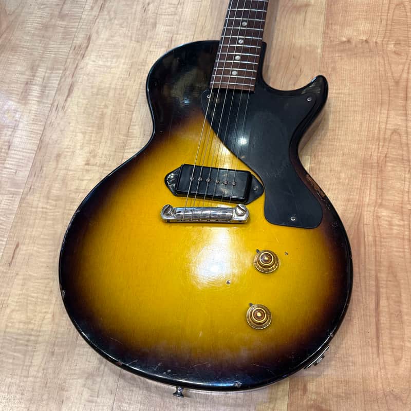 Gibson Les Paul Junior Model Solid Body Electric Guitar 1956 - Sunburst image 1