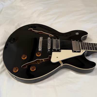 Harley Benton HB-35 (ES-335) Semi-Hollow Body Electric Guitar - Free Pro Setup image 2
