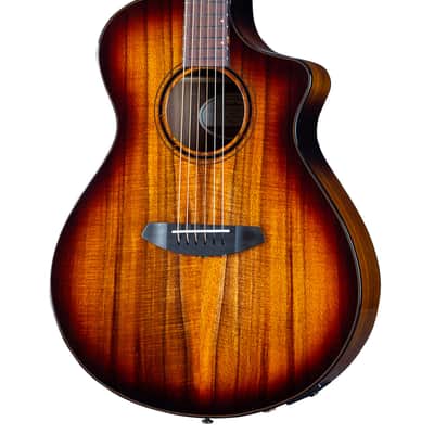 Breedlove Pursuit Exotic S Concert Edgeburst CE Acoustic-Electric Guitar - Koa image 2
