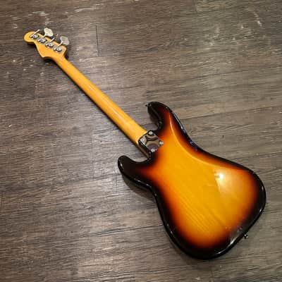 Fender Japan Precision Bass MIJ 2017 Electric Bass - Sunburst image 6