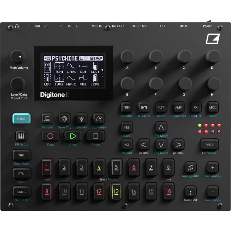Elektron Digitone II 16-Track Polyphonic Digital Synthesizer image 1