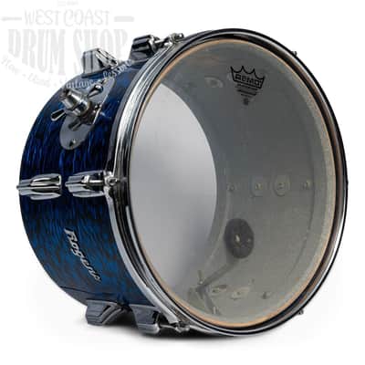 Vintage Rogers Holiday 12x8 Tom Blue Onyx Missing Reso Side Hoop and Rods image 2