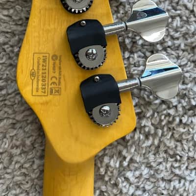 Schecter 2492-SHC CV-4 Ivory 4-String RH Electric Bass with Maple Fingerboard image 6