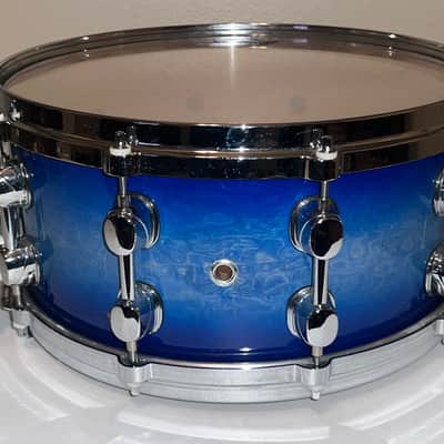 Mapex Maple Deluxe 14x6.5 - Evening Blue Snare image 2