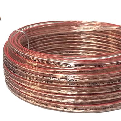 American Terminal 16 Gauge 250 Feet Speaker Wire Cable with Flex Clear PVC Sheathing Ideal for Home Theater Speakers, Marin, and Car Speakers Installation image 1