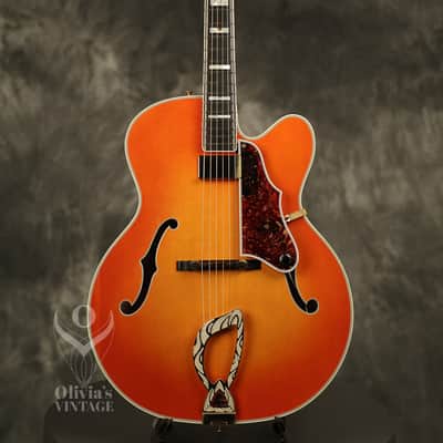 1988 Guild Artist Award in RARE Orange Sunburst w/ flame maple back + sides image 2