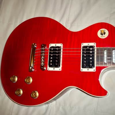 Artist Relations Promo 2022 Gibson Les Paul Standard Slash Artist Signature Limited 4  Album Trans Cherry image 2