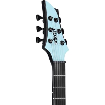 Schecter John Browne Tao-6 Electric Guitar, Azure, Open Box (Very Good) image 4