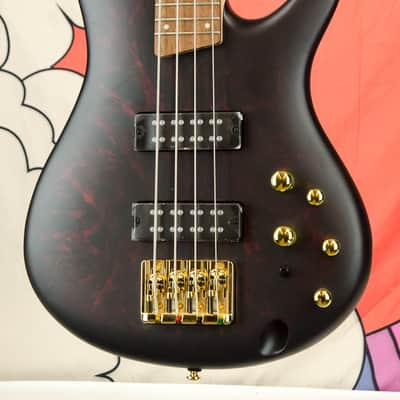 Ibanez SR300EDXWZM SR Deluxe Bass Guitar - Wine Red Frozen Matte image 6