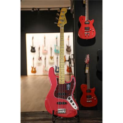 FENDER American Professional Classic Jazz Bass MN Faded Dakota Red image 2