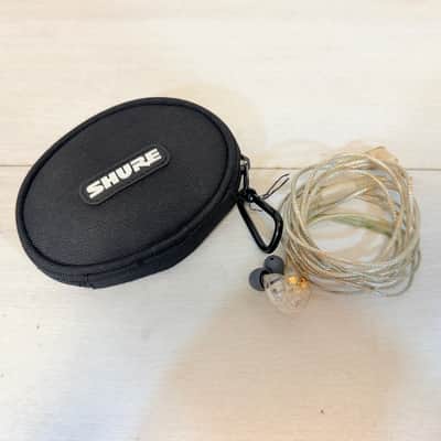 Shure SE215 Sound Isolating In-Ear Monitors w/ Case – Clear image 2