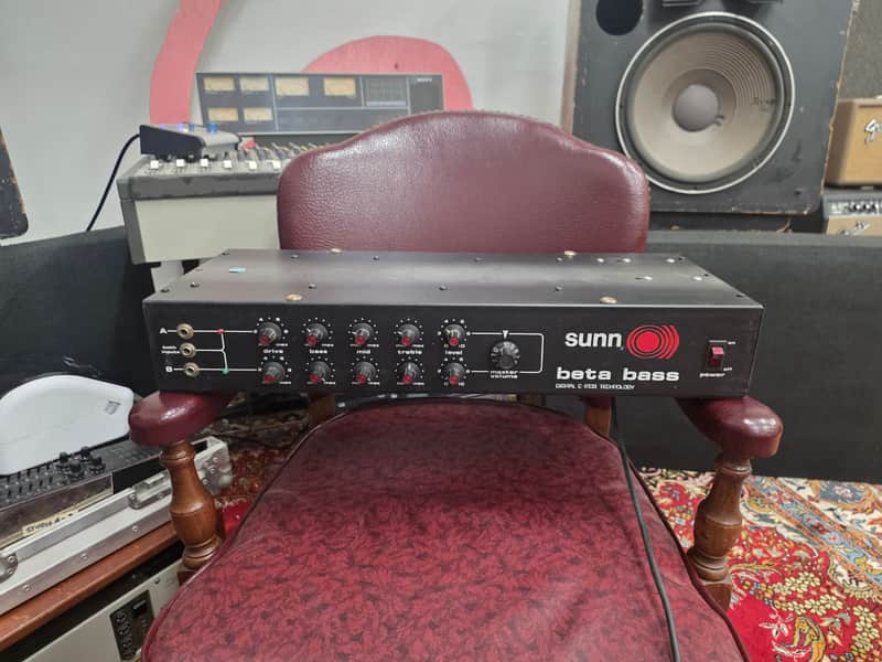 Sunn Beta Bass Amp Head Chassis Read 1970s image 1