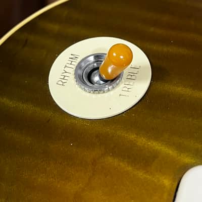 Gibson Custom Shop M2M Les Paul 1954 Reissue “R4” Green Lemon Fade + 1959 neck image 8