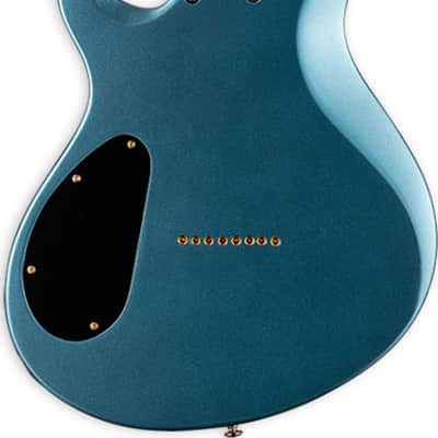 ESP LTD JR-208 Javier Reyes Signature 8-String Electric Guitar, Roasted Jatoba Fingerboard, Pelham Blue image 3