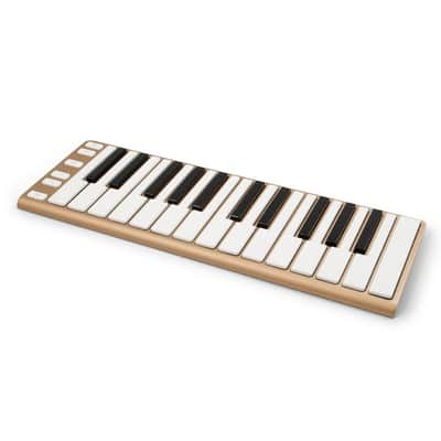CME Xkey25 USB 25 Key Polyphonic Touch MIDI Ultra Slim Keyboard, Gold image 2