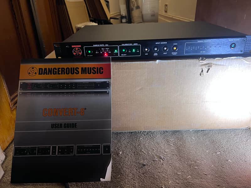 Dangerous Music CONVERT-8 8-Channel D/A Converter 2010s - Black image 1