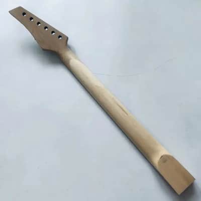 Black Babilon Maple Wood Guitar Neck, Rosewood 24 Frets Fingerboard image 4