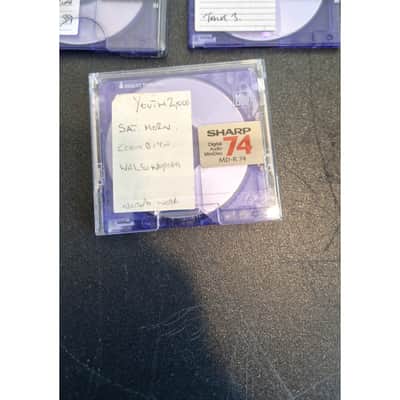 Sharp MD-R74 - Violet X 5 – MiniDisc - Good image 3