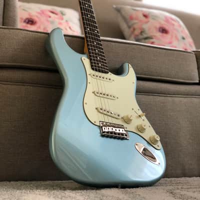 Tokai AST-104 IBL/R Goldstar Sound Japan in Ice Blue Metallic with Rosewood FB image 1
