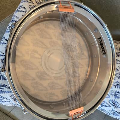 1968 Ludwig LM400 Supraphonic 5x14" 10-Lug Aluminum Snare Drum with Keystone Badge image 4