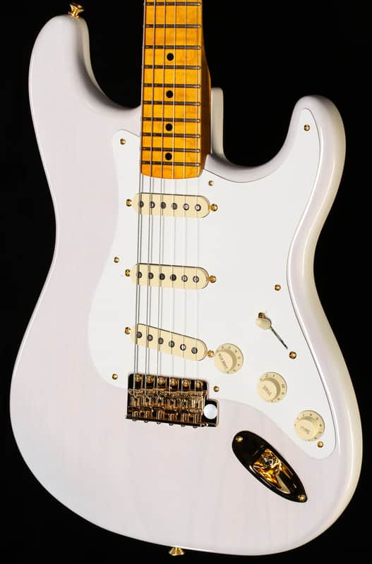 Fender Limited Edition American Vintage II 1957 Stratocaster Flame Maple Fingerboard White Blonde (976) image 1