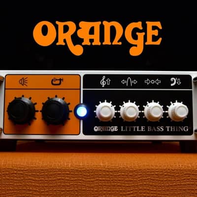 Orange Little Bass Thing 500-Watt Class-D Bass Amp Head 2020 - Present - White / Orange / Black image 2