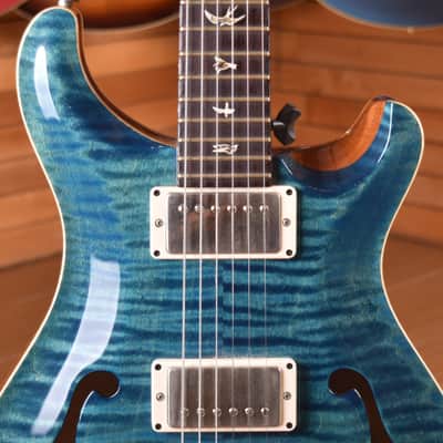 PRS Paul Reed Smith Hollowbody II Piezo Pattern 85/15LT Aquamarine image 14