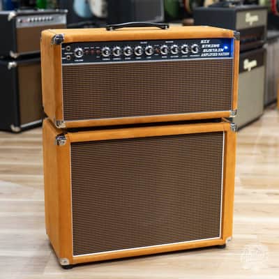 Amplified Nation Six String Sustain 50W Head & 112 Cab – Golden Brown Suede image 1