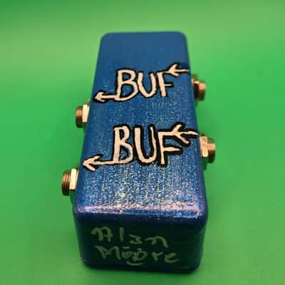 Handmade "BufBuf" dual buffer pedal in nano enclosure image 1