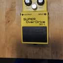 Boss SD-1 Super OverDrive (Silver Label) 1997 - Present - Yellow