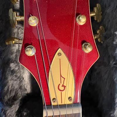 Gretsch 5420TG 50’s Limited Edition CANDY APPLE RED with Gold Hardware Quality USA Upgrades Including TV Jones pickups, wire harness w/ tone & standby switches Grover Imperials, high End Gretsch Bigsby etc. image 9