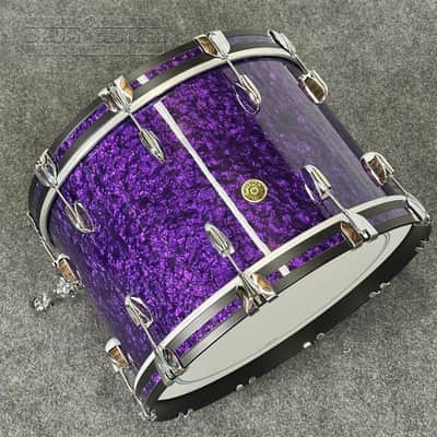 Gretsch Broadkaster 3pc Drum Set 22/12/16 Purple Marine Pearl image 5