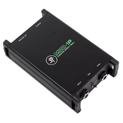 Mackie MDB-1P Passive Direct Box DI Box For Ultra-low Noise and Distortion image 1