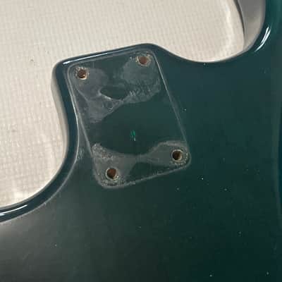 1983 Kramer USA Pacer Imperial C Series Plate Emerald Green Stain Guitar Body Floyd Ready image 13